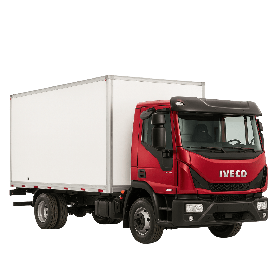 Caminhão 4X2 de 8/9 Ton com Baú de 27m³ Iveco
